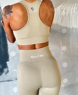 KHAKI LEGGINGS