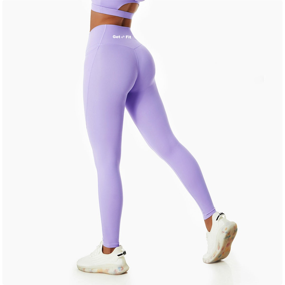 LEGGINGS & HOODED SPORTS BRA SET