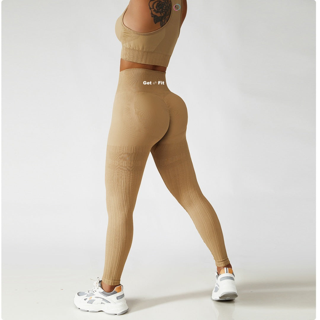 KHAKI LEGGINGS